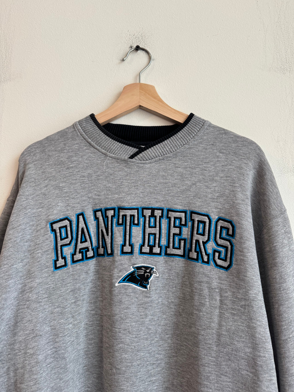 00s Carolina Panthers Reebok Embroidered Crewneck (M)