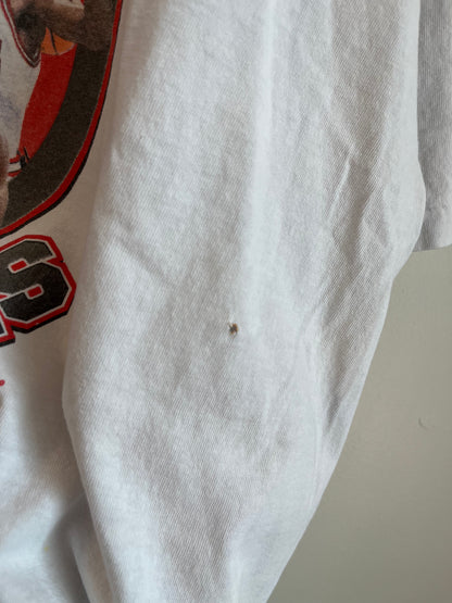 1996 Chicago Bulls Starter White Tee (XXL)