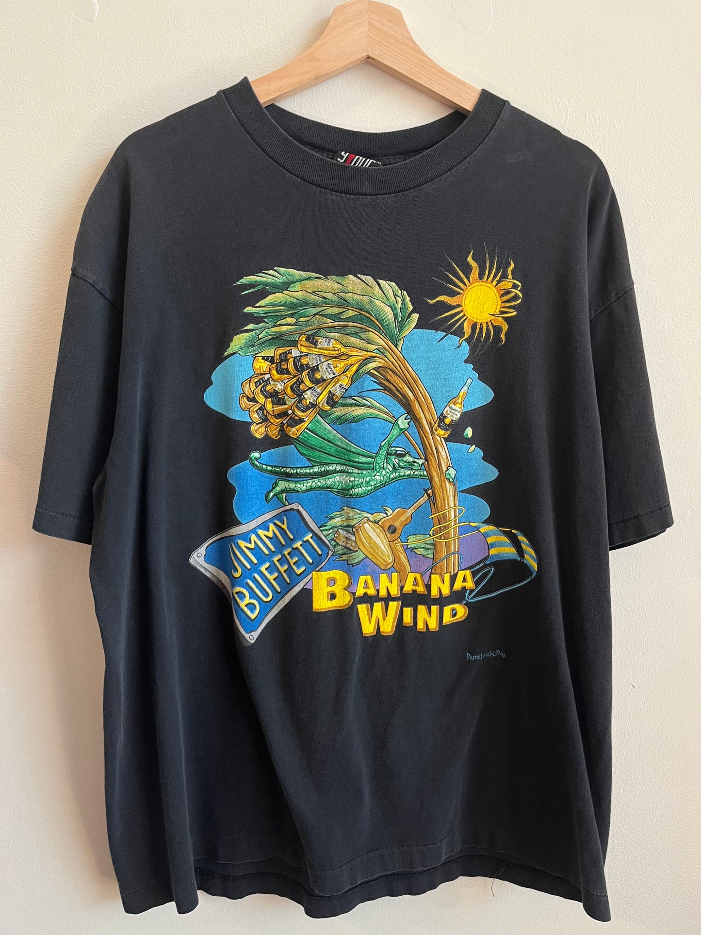 1996 Jimmy Buffet Banana Wind Music Tour Tee (XL)