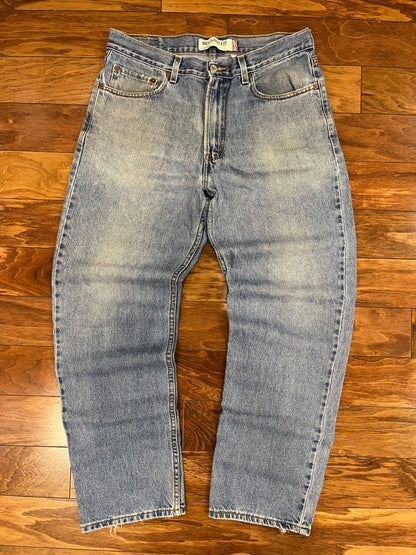 2006 Levi's 550 Relaxed Fit Washed Jeans (34 x 31)