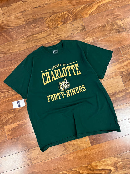 00s UNCC Charlotte Russell Tee (XXL)