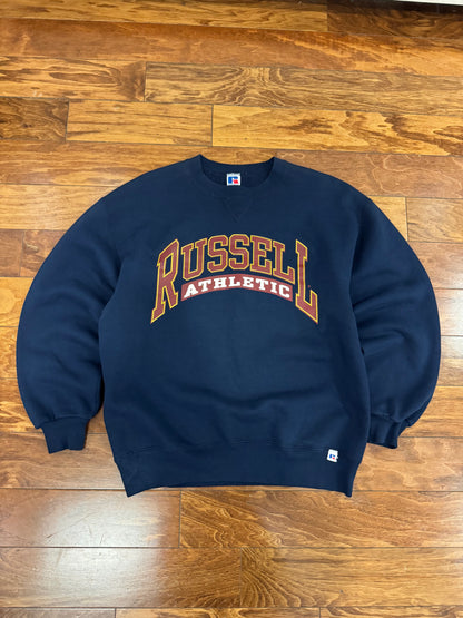 90s Russell Athletics Spell Out Essential Crewneck (L)