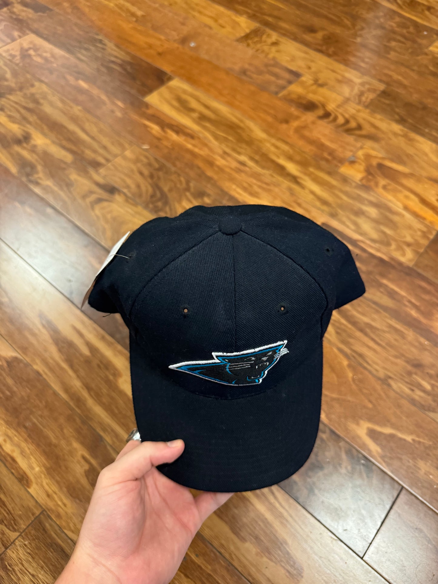 00s Carolina Panthers Black Sports Specialities Essential Hat (OS)