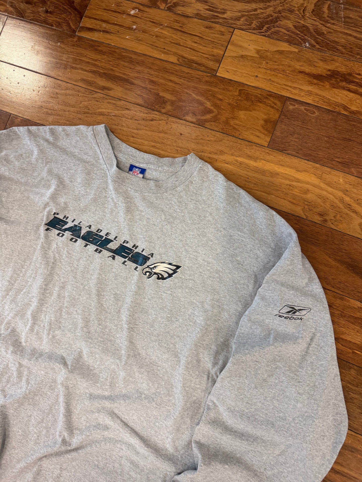00s Eagles Reebok Long Sleeve Tee (XXL)