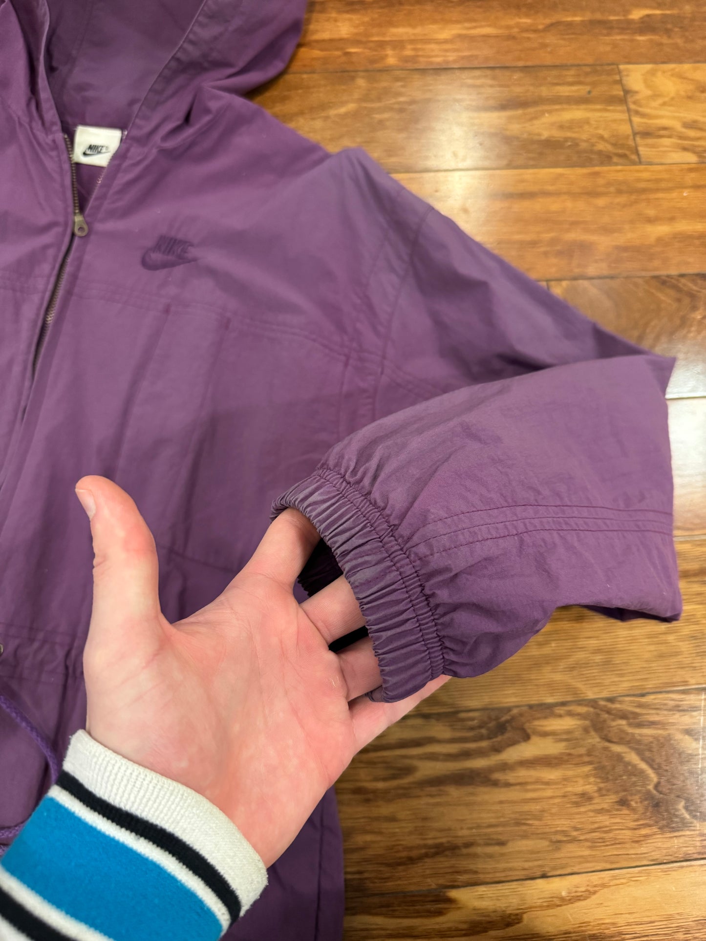 90s Nike Purple Parka Vintage Faded Jacket (S)