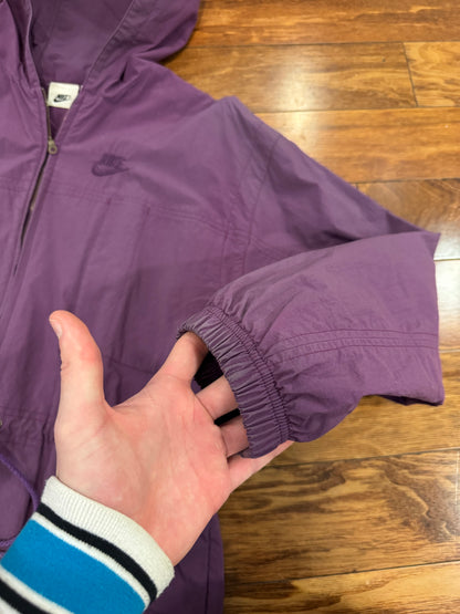 90s Nike Purple Parka Vintage Faded Jacket (S)