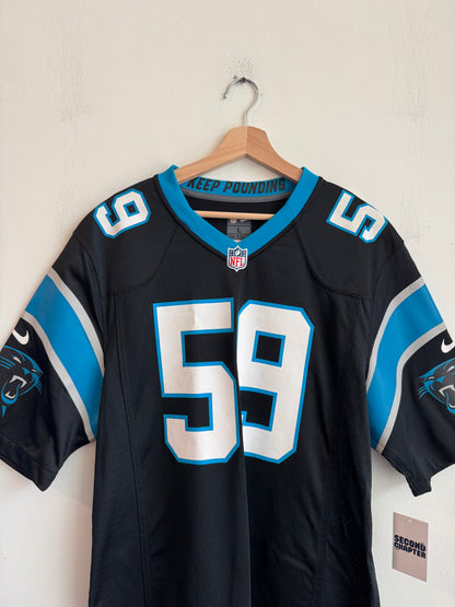 2010s Carolina Panthers Luke Kuechly Nike Home Jersey (L)
