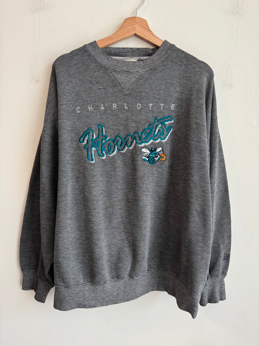 90s Charlotte Hornets Embroidered Lee Crewneck (XL)
