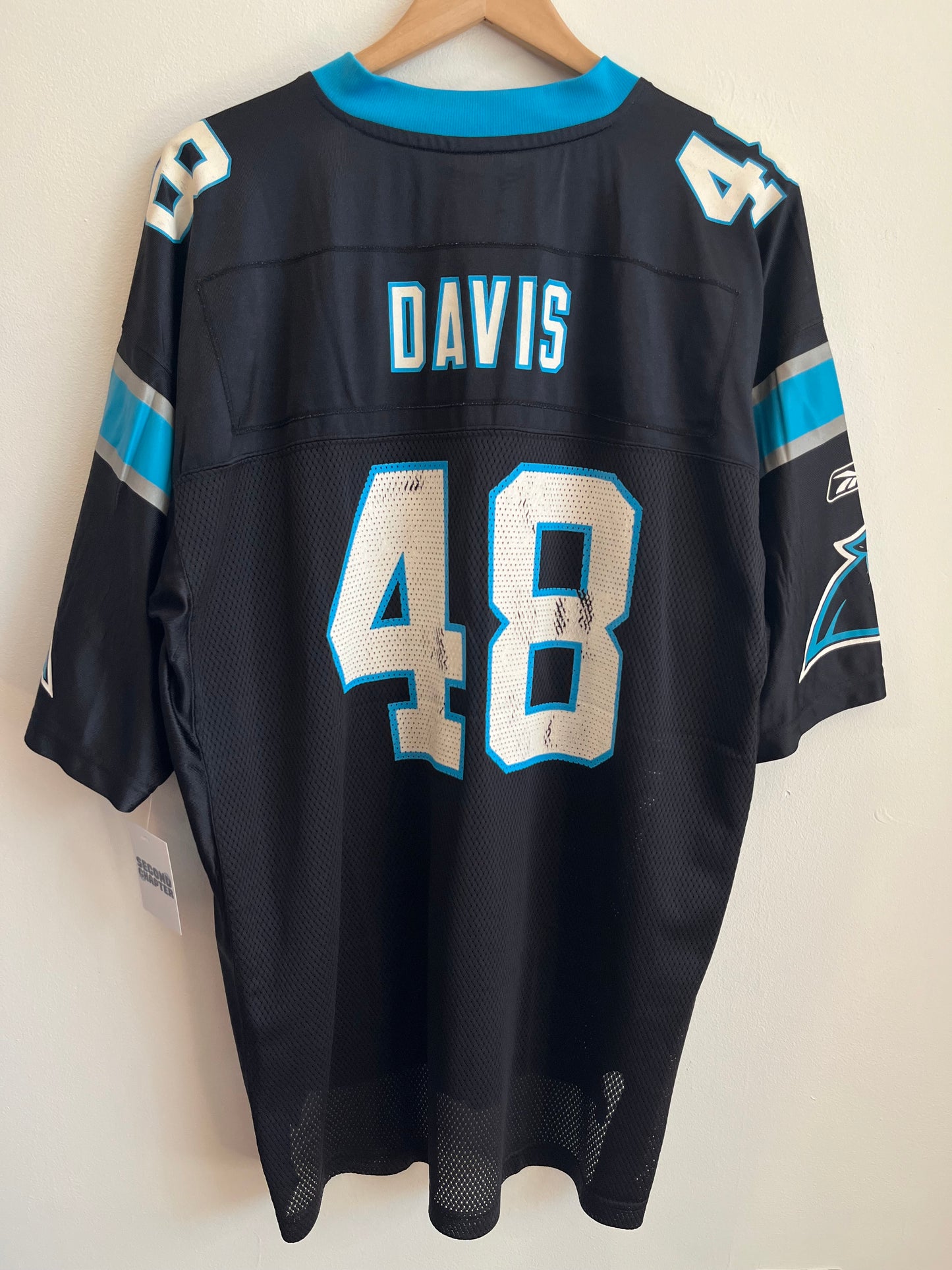 00s Carolina Panthers Stephen Davis Reebok NFL Jersey (XL)