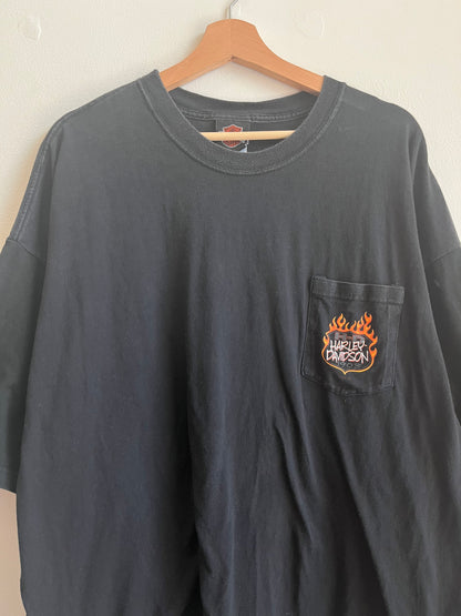 2003 Harley Davidson McCoy's Flames Pocket Tee (XXXL)