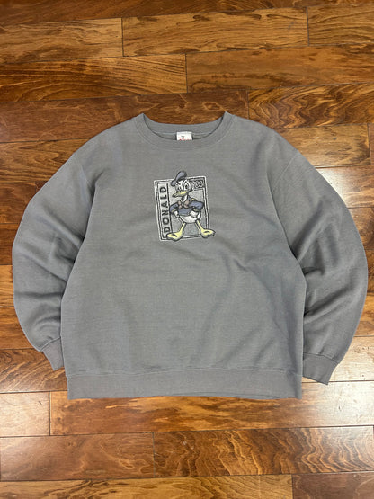 00s Donald Duck Disney Crewneck (L)