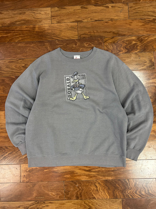 00s Donald Duck Disney Crewneck (L)