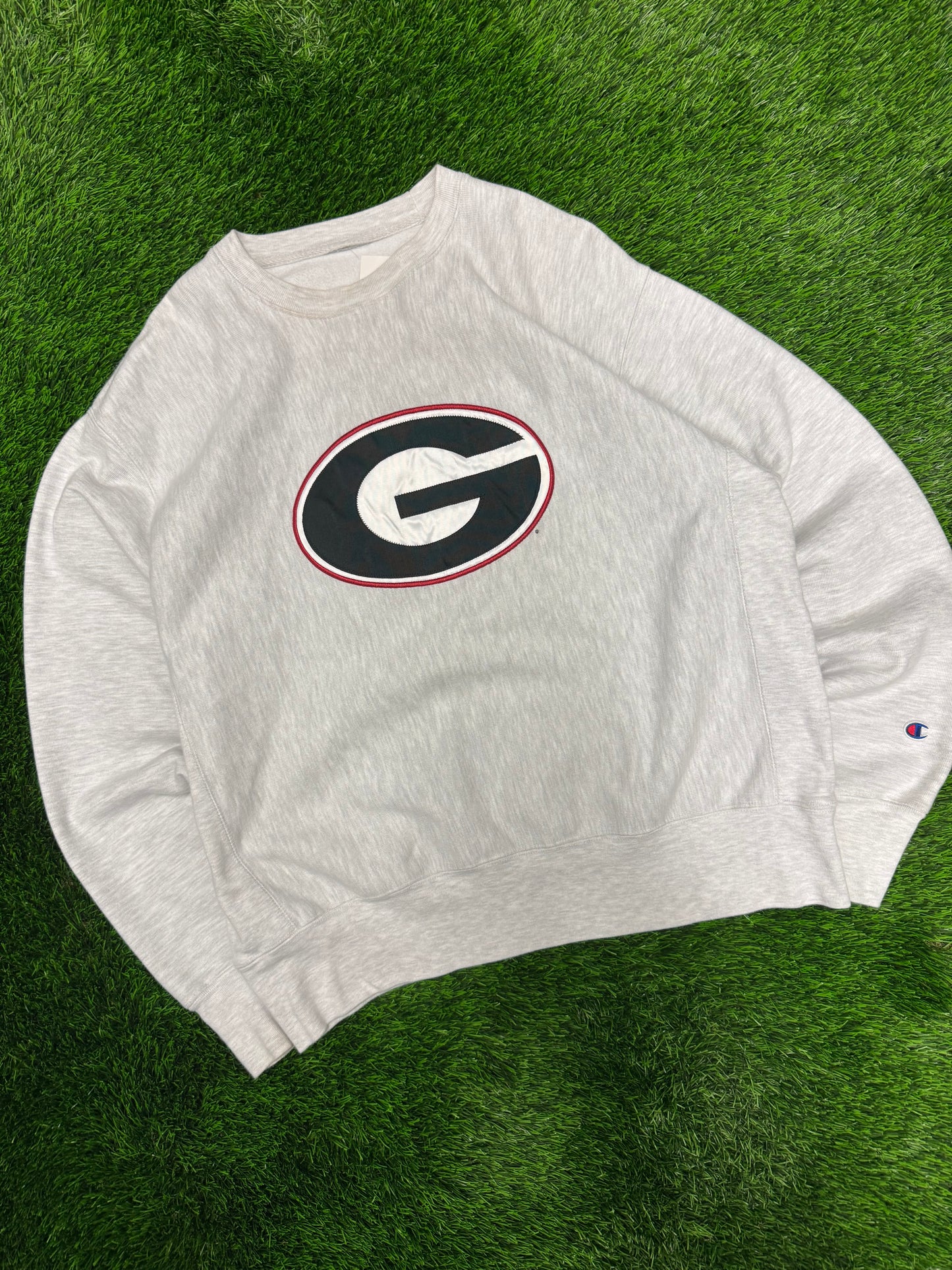 00s University Of Georgia (UGA) Bulldogs Champion Reverse Weave Crewneck (XL)