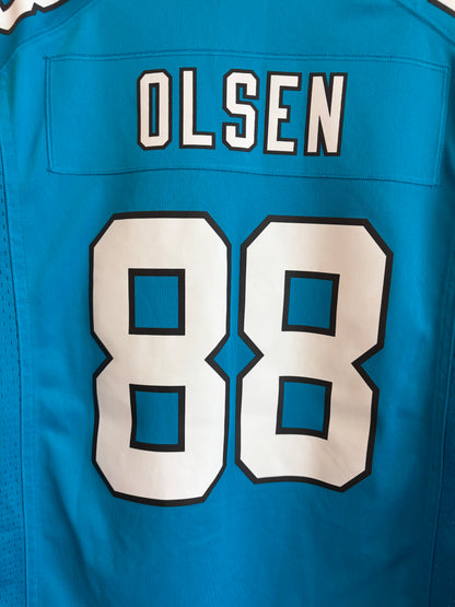 2016 Carolina Panthers Blue Greg Olsen Nike Jersey (L)