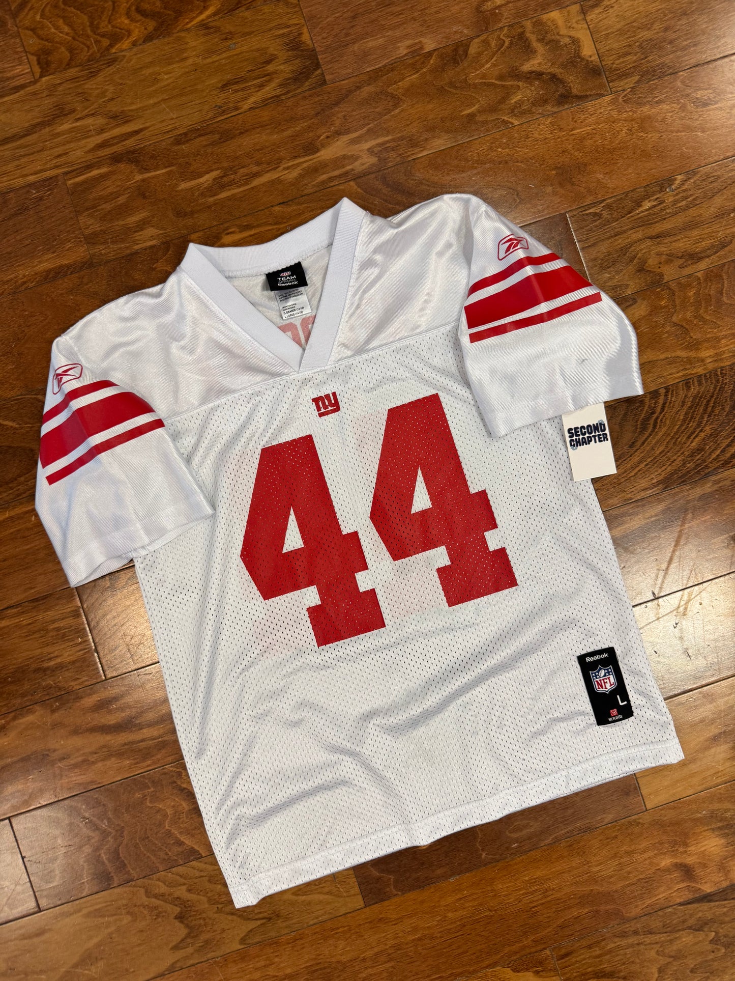 00s New York Giants Ahmad Bradshaw Away Jersey (Youth L)