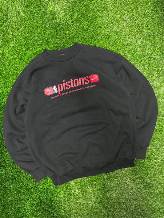 90s Detroit Pistons Team Issued Vintage Exclusive Nike NBA Crewneck (XL)