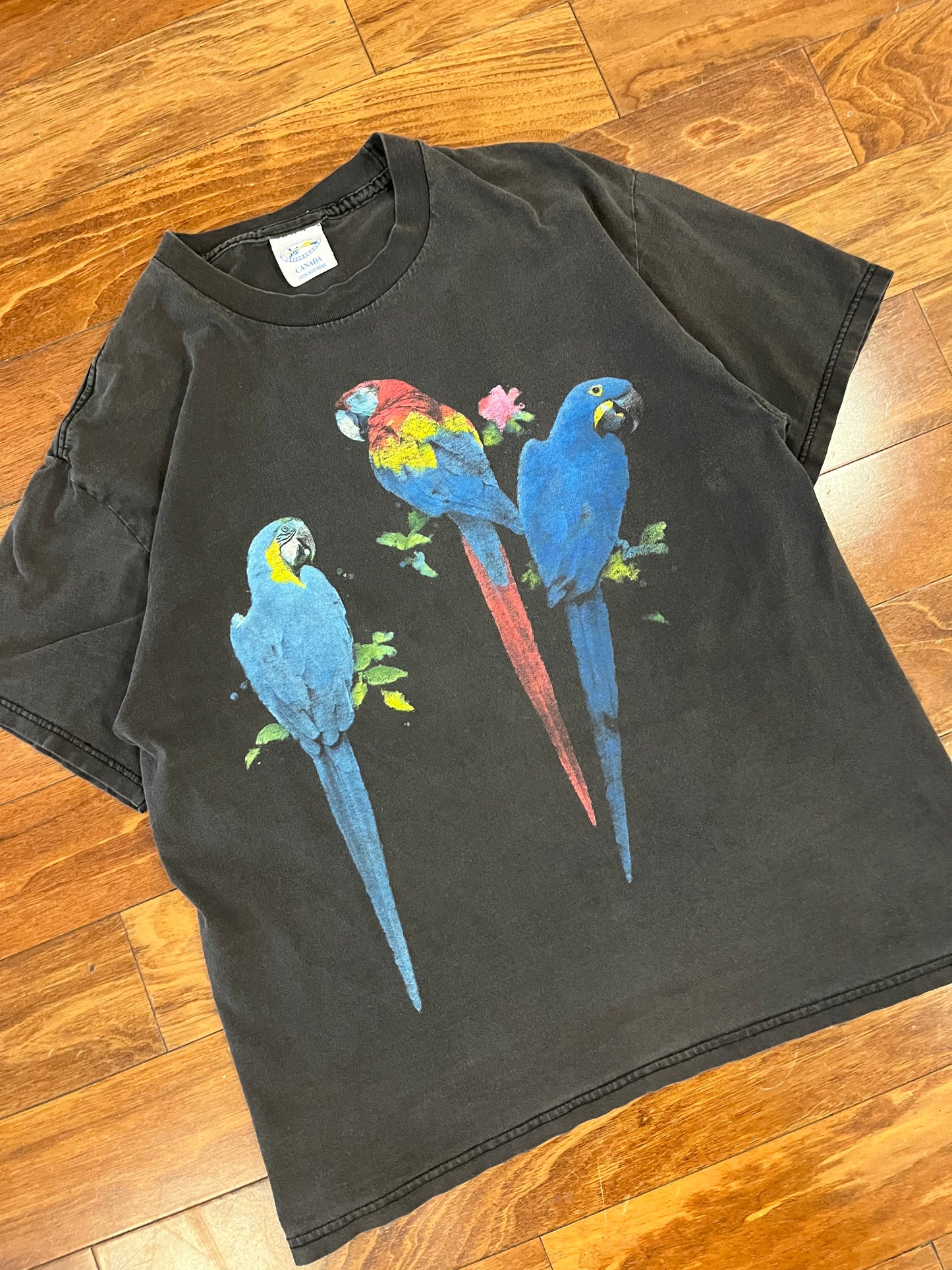 90s Parrots Nature Tee (L)