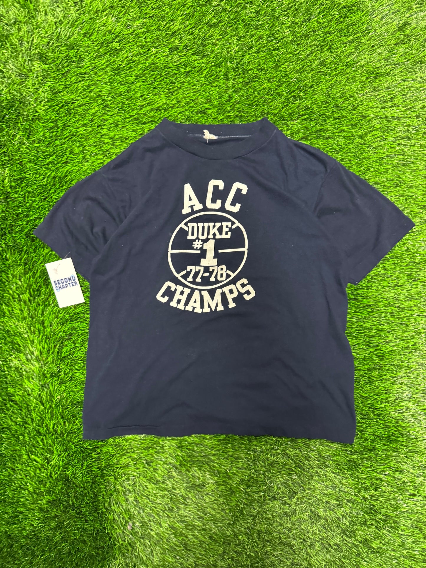 1978 Duke University NCAA Basketball Champions True Vintage Tee (M)