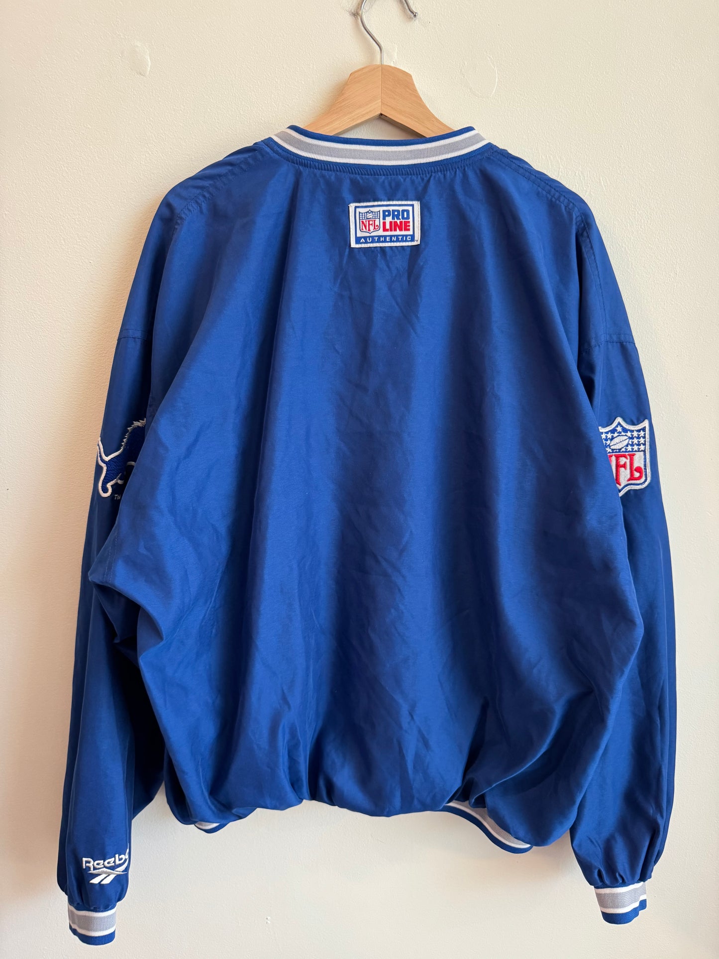 90s Detroit Lions Vintage Reebok Windbreaker (XL)