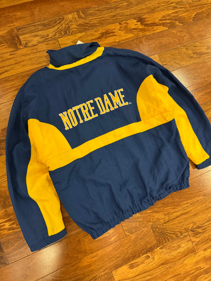 90s Notre Dame Apex Windbreaker Jacket (XL)