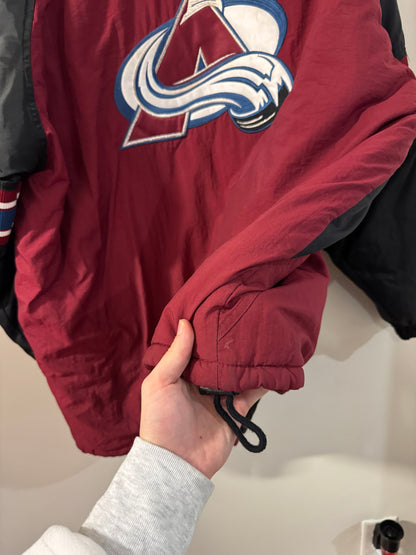 90s Colorado Avalanche Vintage NHL Starter Puffer Jacket (XL)