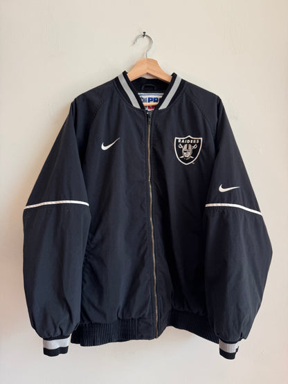90s Oakland Raiders Nike Pro Line Jacket (L)