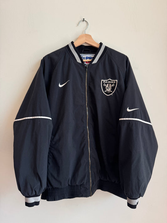 90s Oakland Raiders Nike Pro Line Jacket (L)