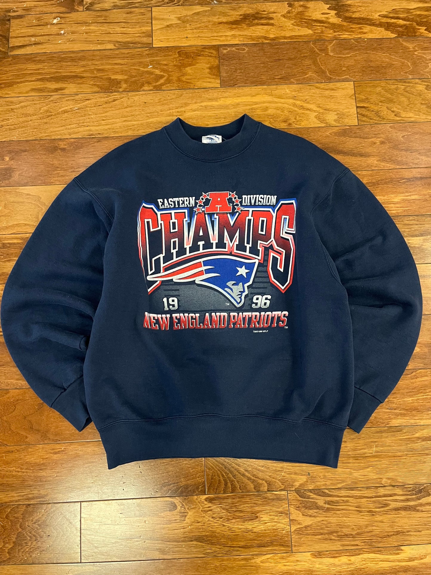 1996 New England Patriots Pro Line NFL Crewneck (L)