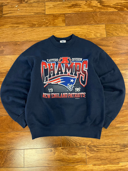 1996 New England Patriots Pro Line NFL Crewneck (L)
