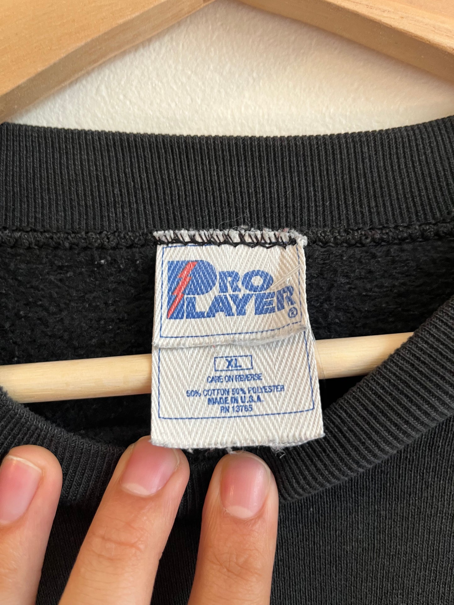 90s Carolina Panthers Black Pro Player Crewneck (XL)