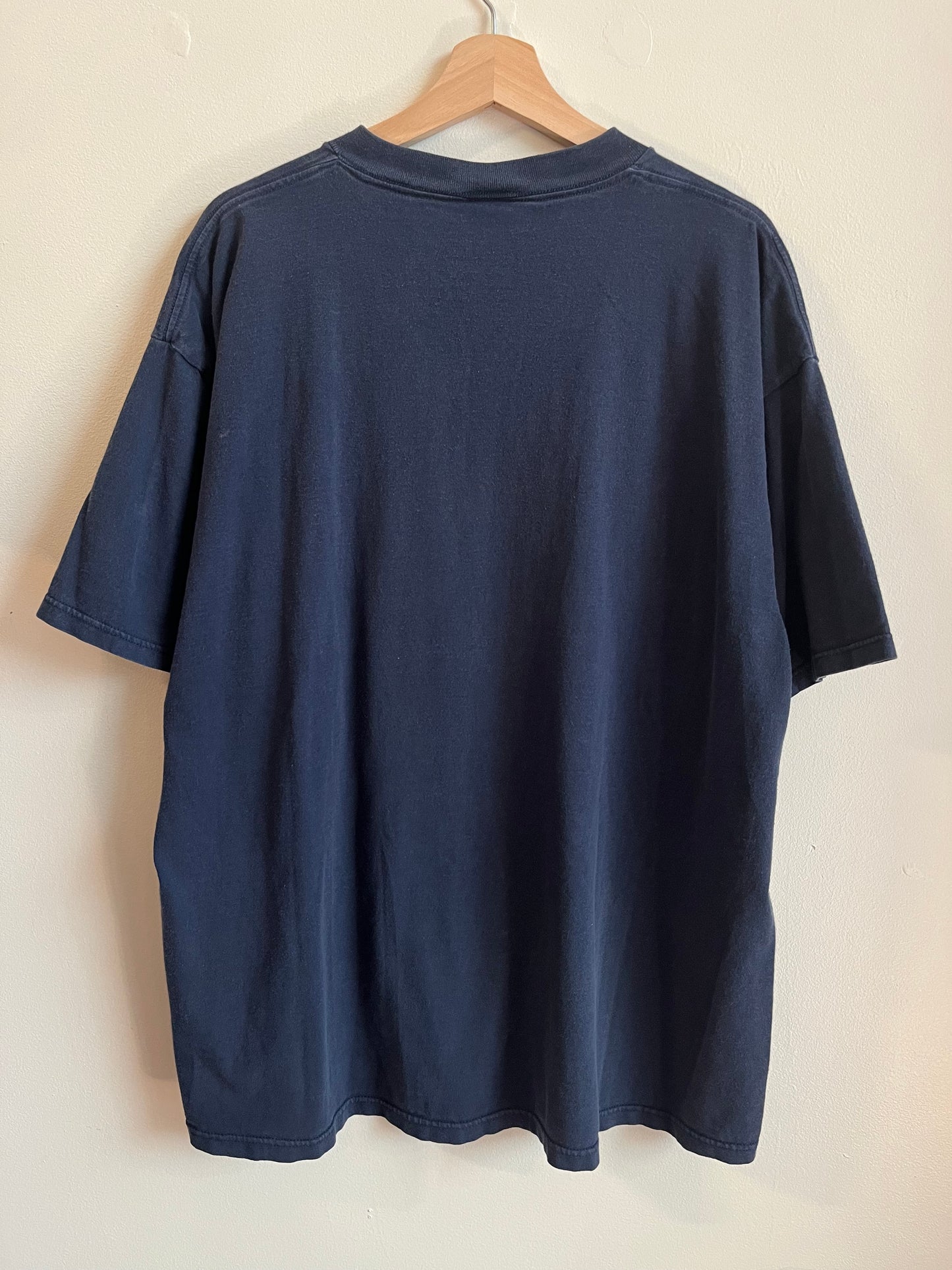 1989 Atlanta Braves Logo 7 Navy MLB Tee (XXL)