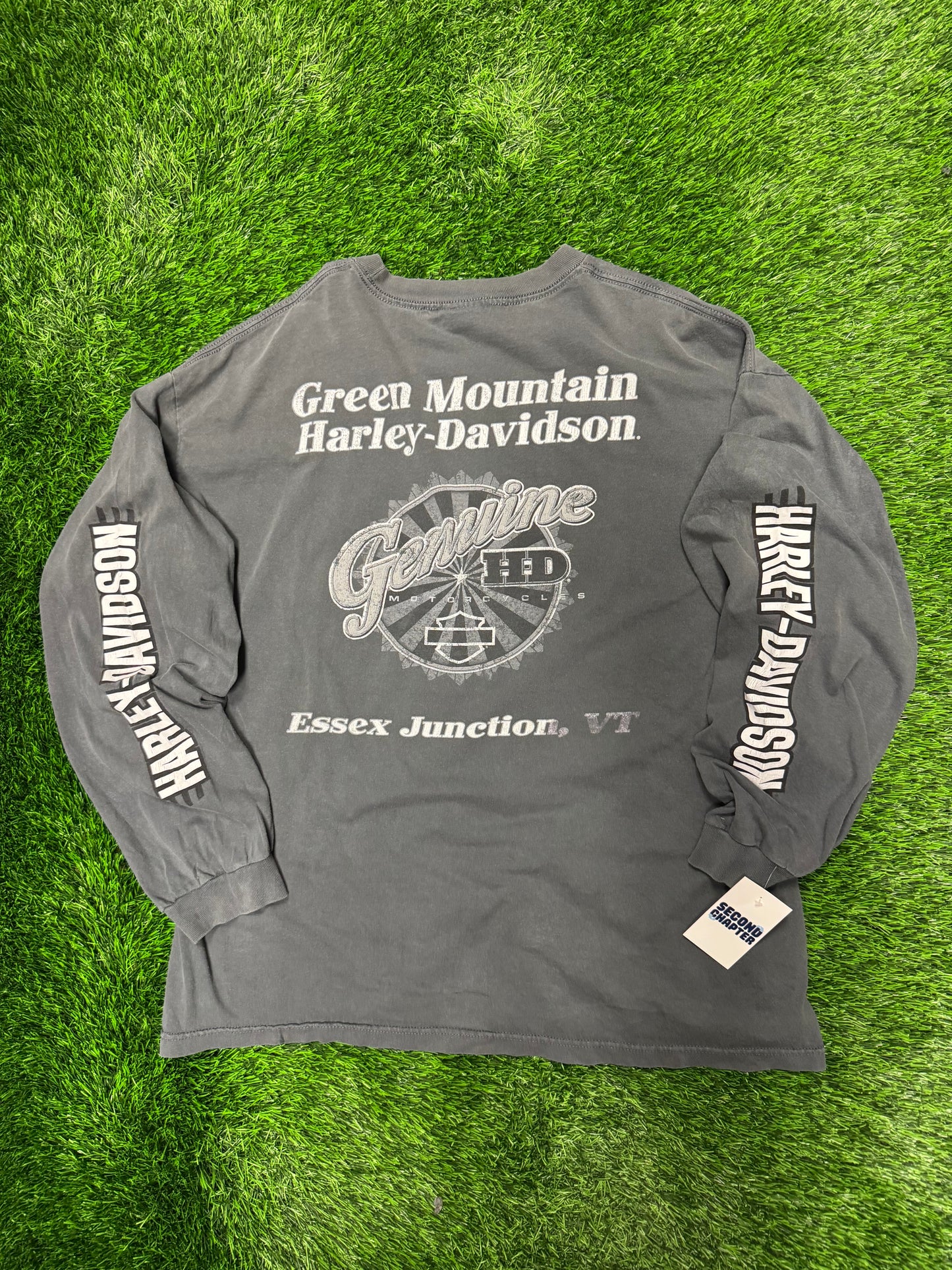 2012 Harley Davidson Charcoal Long Sleeve Tee (XL)