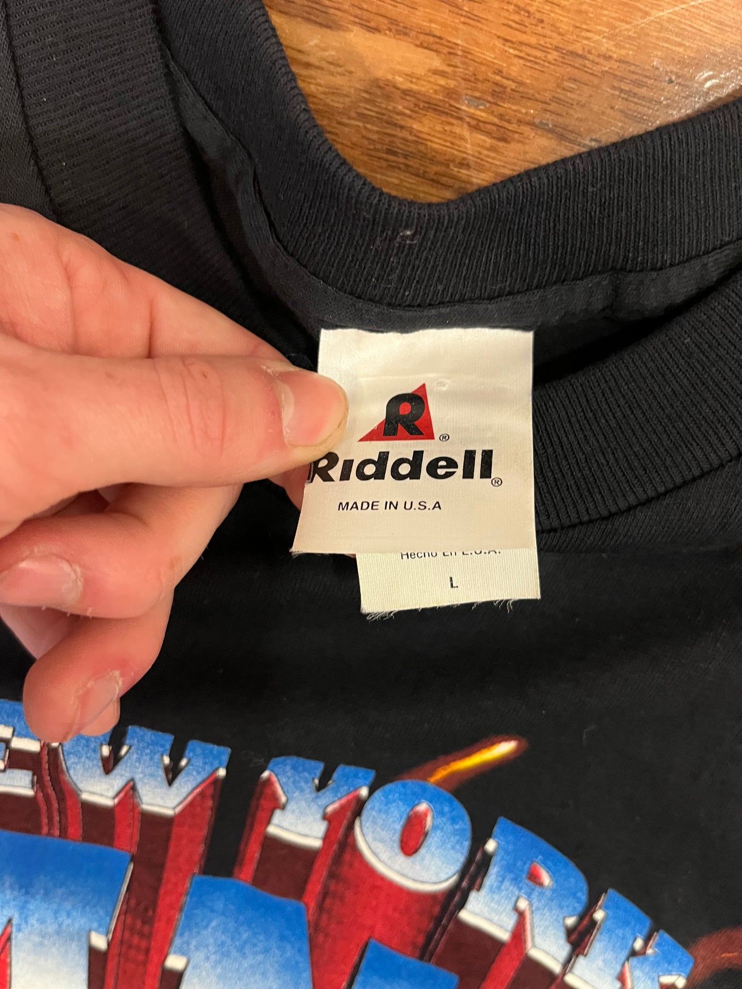 1997 New York Giants Riddell Tee (L)