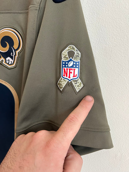 2017 Rams Todd Gurley II NFL "Salute to Service" Jersey (S)