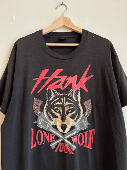 1990 Hank Williams Lone Wolf Music Tee (XL)