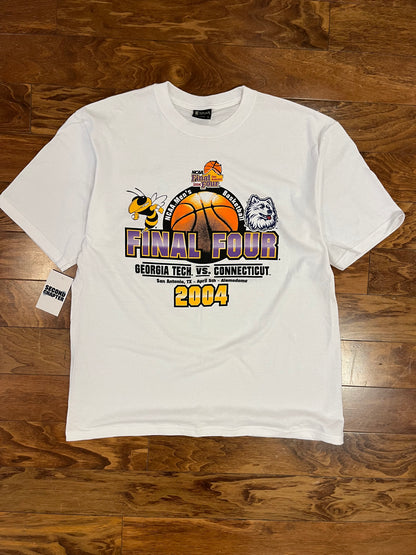 2004 Georgia Tech vs UConn Final Four Graphic Tee (XL)