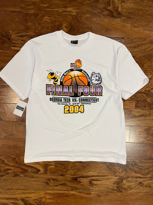 2004 Georgia Tech vs UConn Final Four Graphic Tee (XL)
