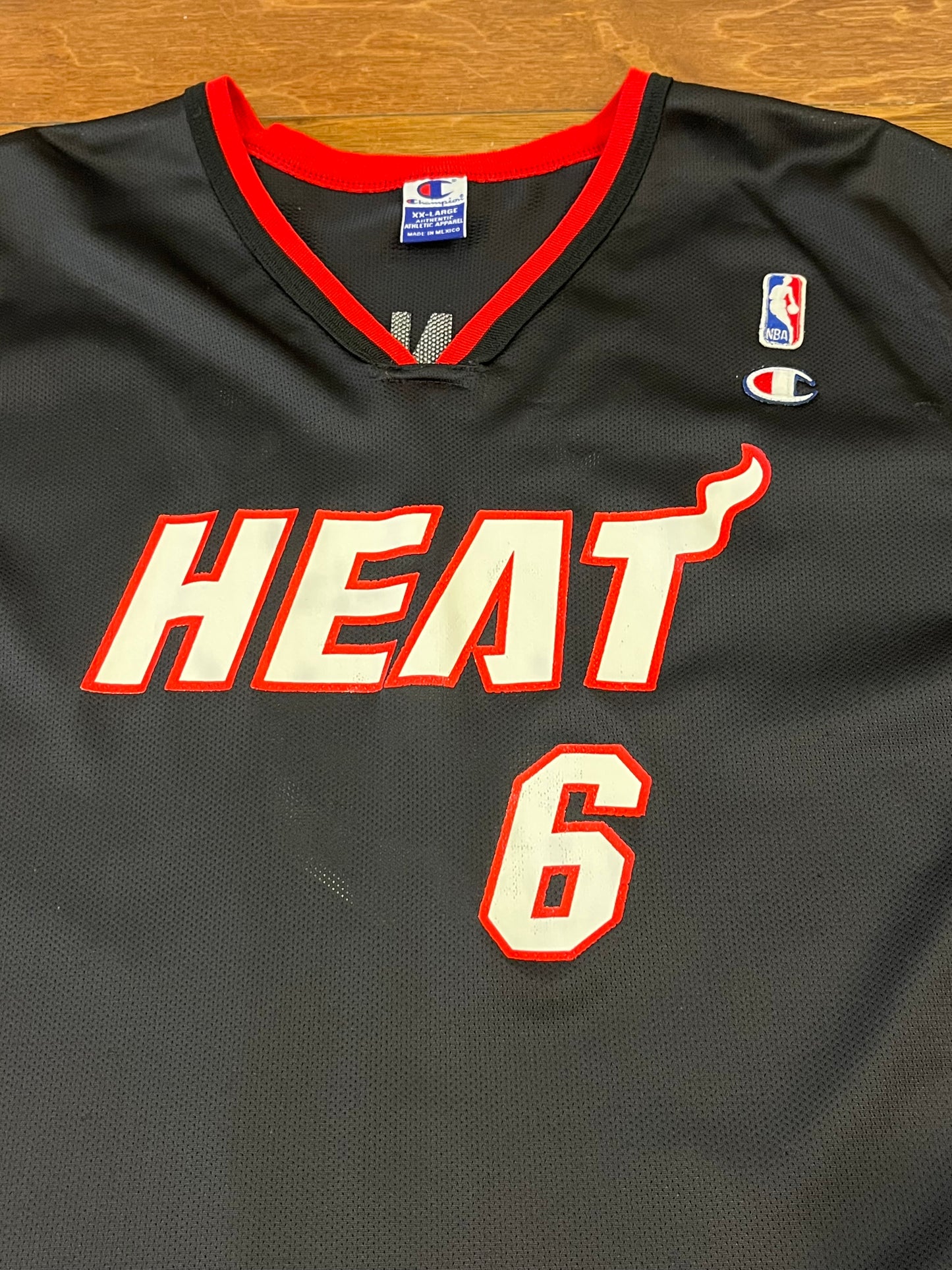 00s Miami Heat Eddie Jones #6 NBA Jersey (XXL)