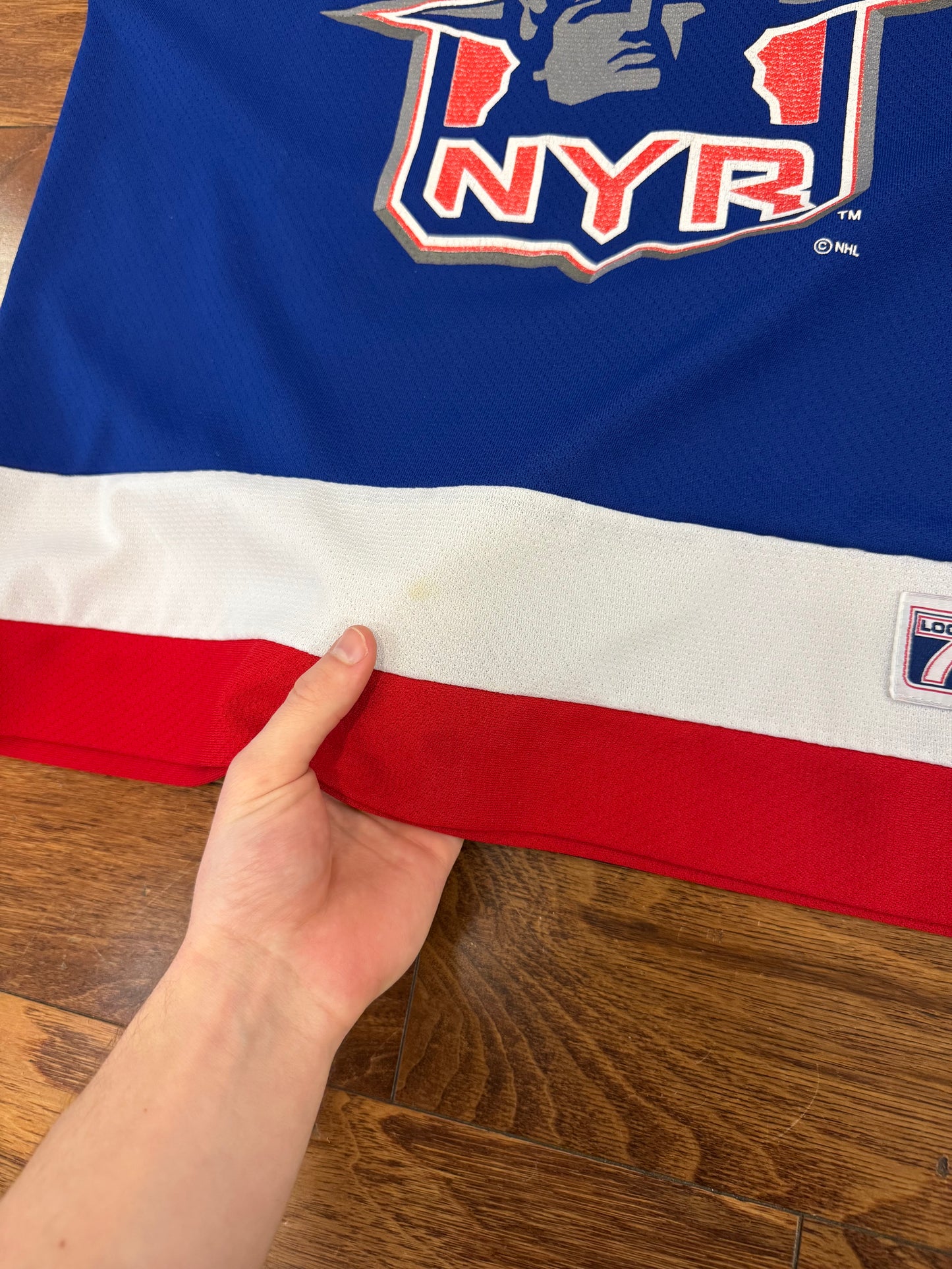 90s New York Rangers Wayne Gretzky Vintage Jersey (M)