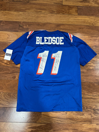 90s New England Patriots Drew Bledsoe #11 NFL Jersey (Youth L)