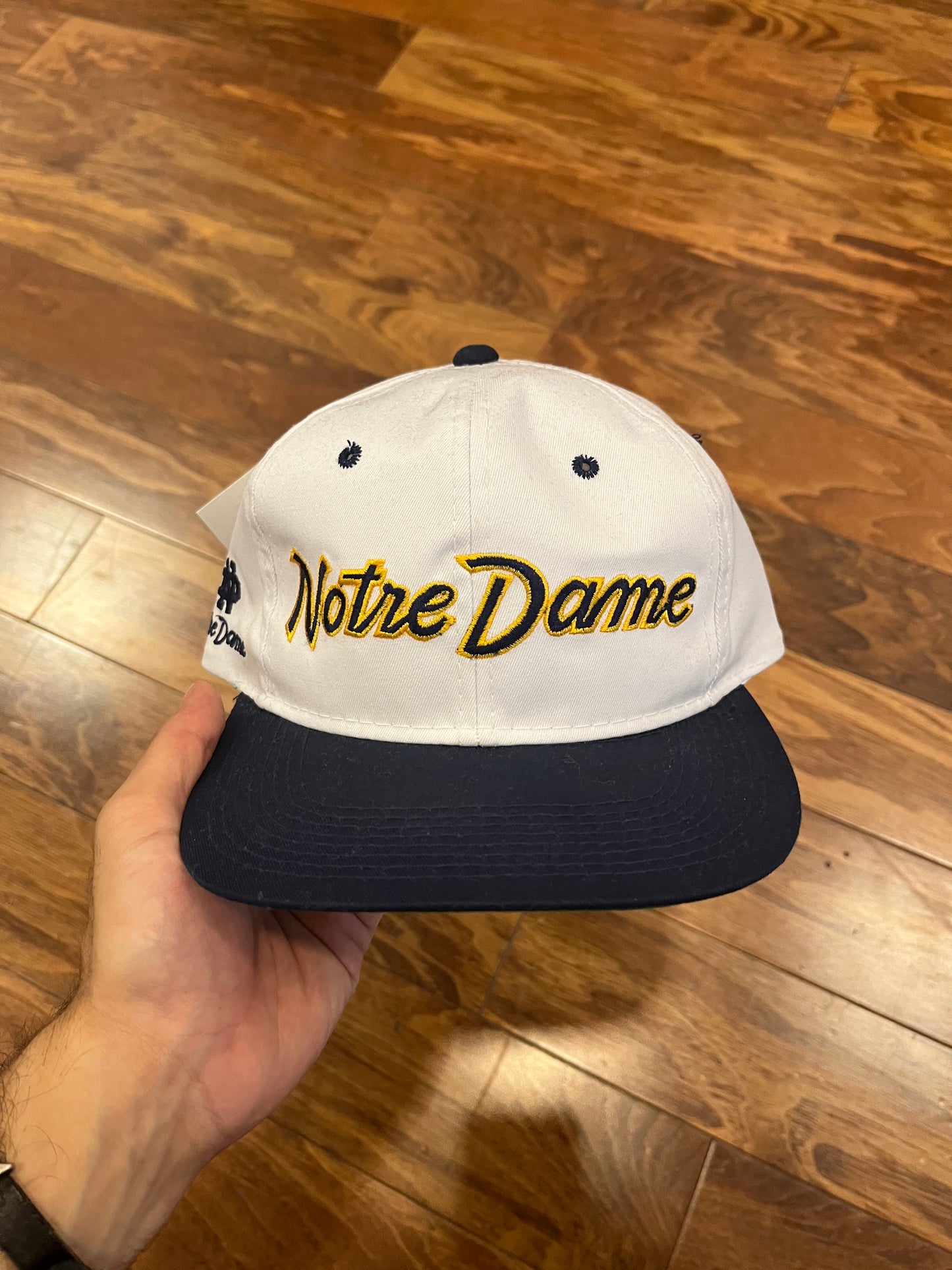 90s Notre Dame Montana White Hat (OS)