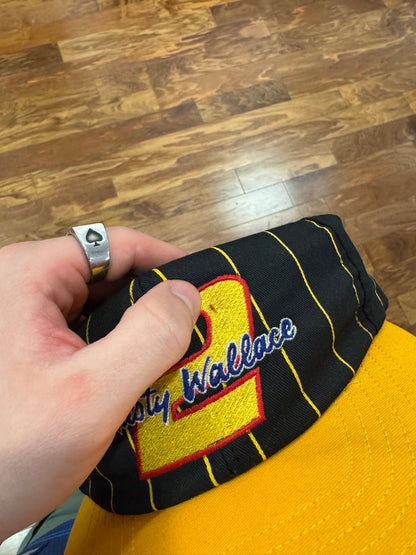 90s Rusty Wallace Pin Strip Nascar Hat (OS)