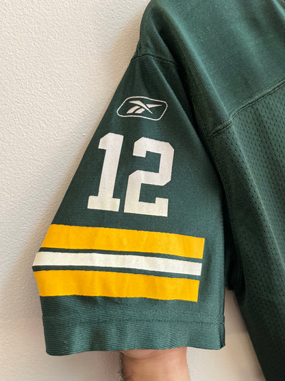 00s Green Bay Packers Aaron Rodgers Home Jersey (Youth XL)