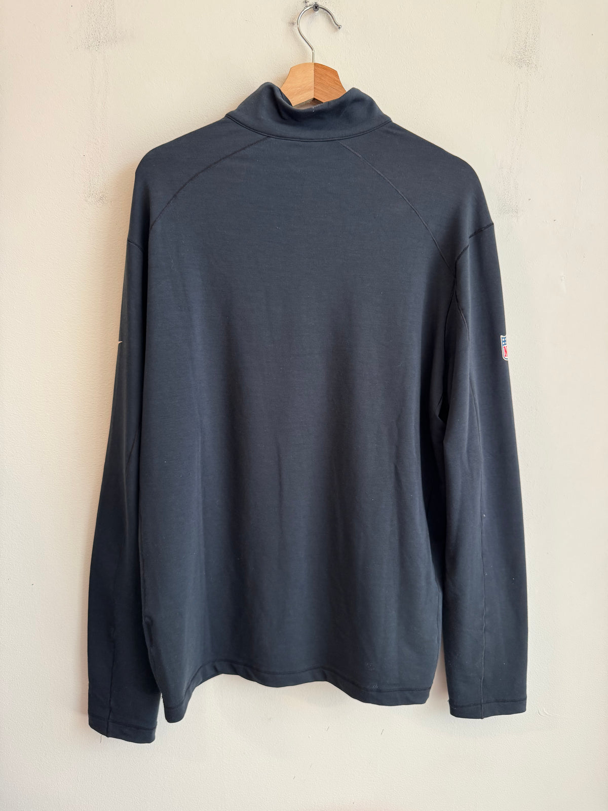 2015 Carolina Panthers 1/4 Zip Nike Dri-Fit Pullover (L)