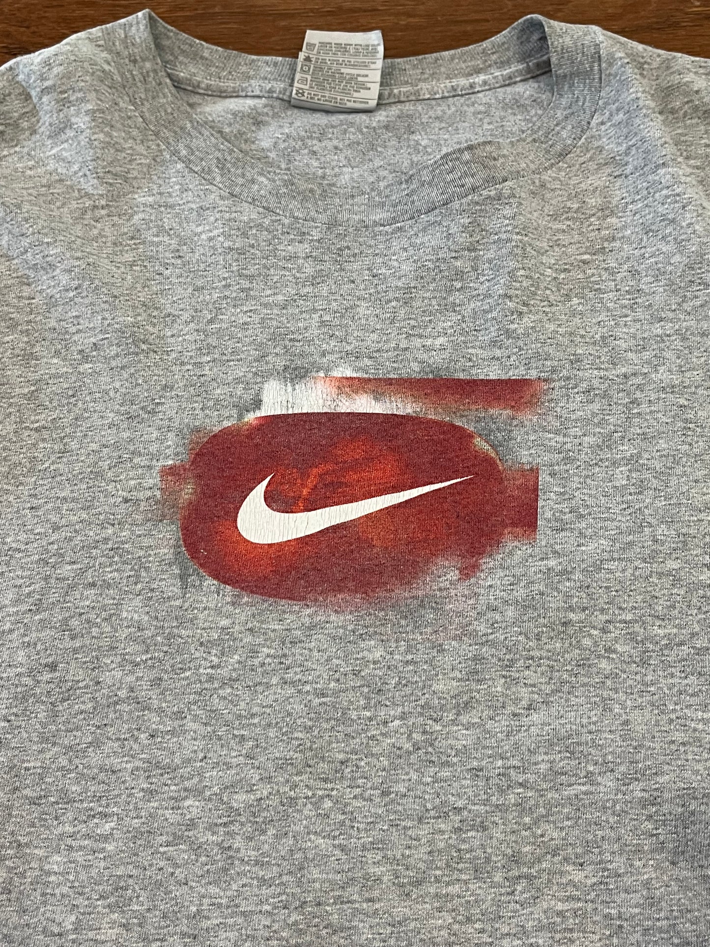 00s Nike Red Swoosh Tee (XL)