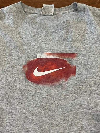 00s Nike Red Swoosh Tee (XL)