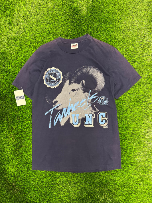 90s UNC Chapel Hill Tar Heels Team Edition Vintage College University Tee (L)