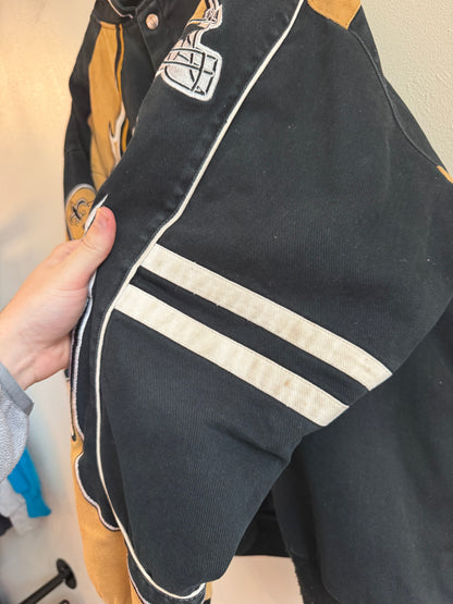 00s New Orleans Saints Flames Racing Jacket (XXXXL)