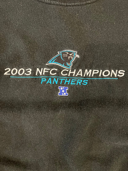 2003 Carolina Panthers Embroidered NFC Crewneck (XL)