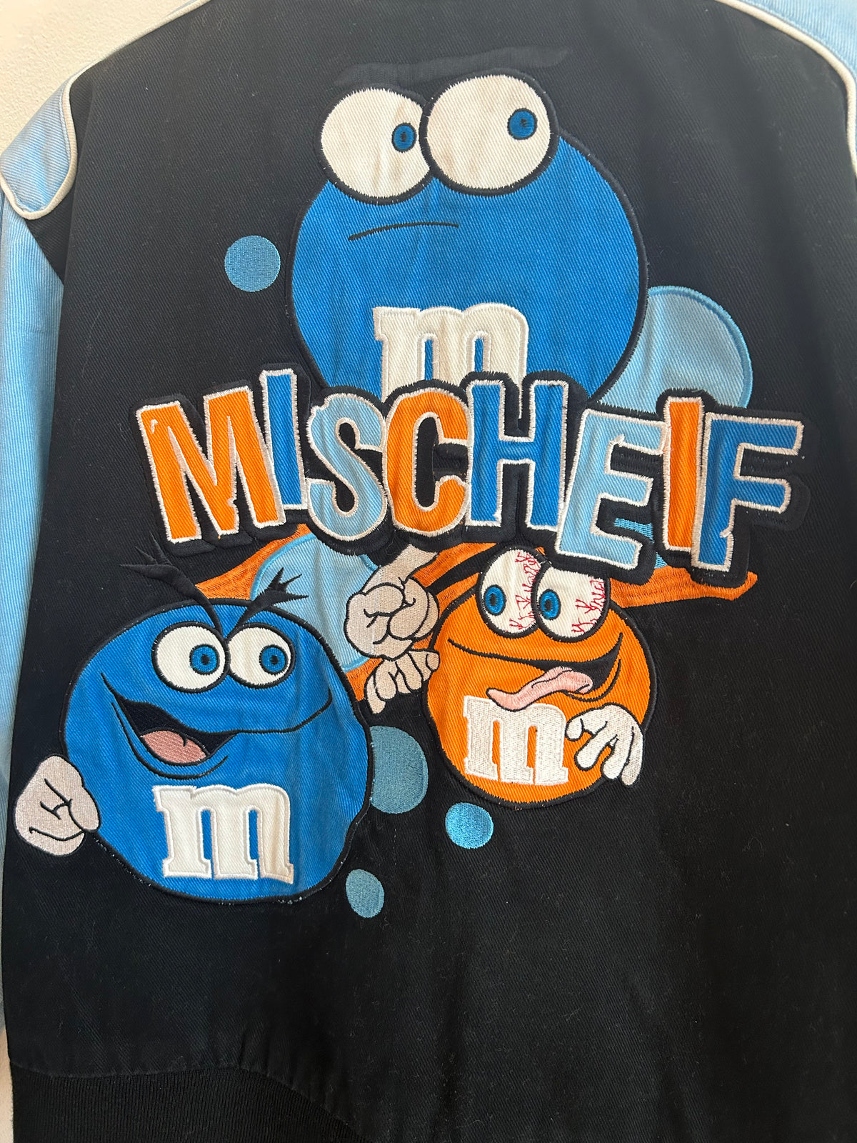 00s M&Ms Minis Mischeif Nascar Racing Jacket (Youth XXL)